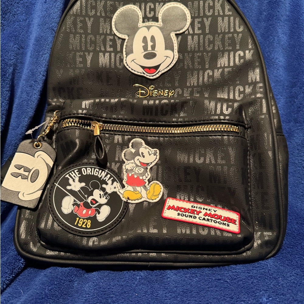 Primark Black Mickey Mouse Backpack